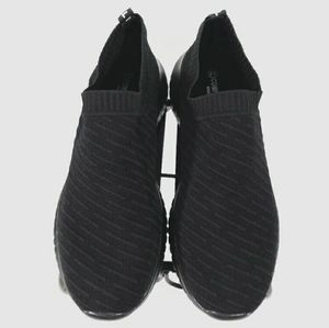 Tiosebon Black Comfort Stretch Knit Slip On Shoes Womens 12 NEW